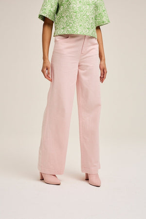 Carraig Donn Jake Wide Leg Jeans in Pink