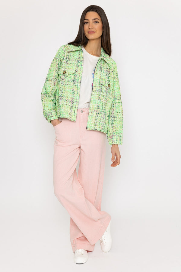 Carraig Donn Jake Wide Leg Jeans in Pink