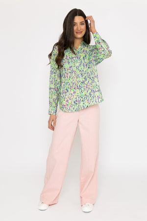 Carraig Donn Jake Wide Leg Jeans in Pink