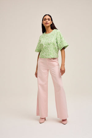 Carraig Donn Jake Wide Leg Jeans in Pink