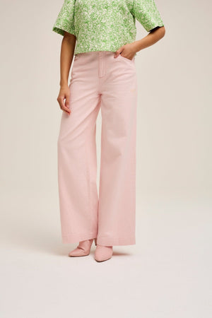 Carraig Donn Jake Wide Leg Jeans in Pink