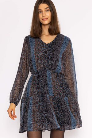 Carraig Donn Jessie Mini Dress in Abstract Print