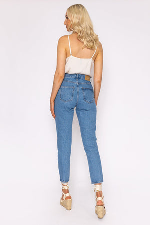 Carraig Donn Joana Mom Ankle Jeans in Denim 32"
