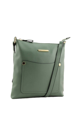 Carraig Donn Jurua Crossbody Bag in Sage Green