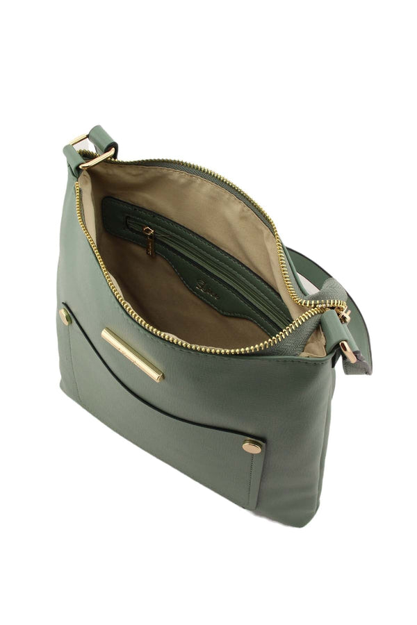 Carraig Donn Jurua Crossbody Bag in Sage Green