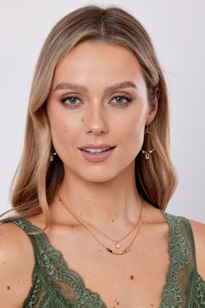 Carraig Donn Keilani Clear Stone Earrings