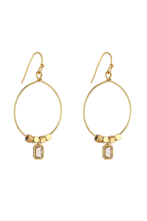 Keilani Clear Stone Earrings