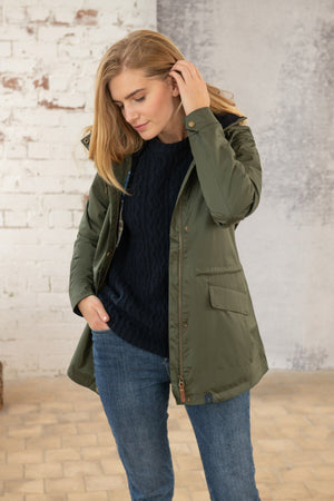 Carraig Donn Kendal Waterproof Raincoat in Forest