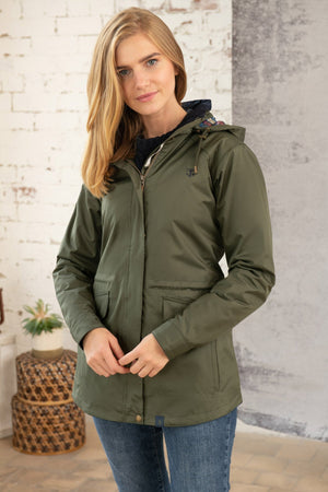Carraig Donn Kendal Waterproof Raincoat in Forest