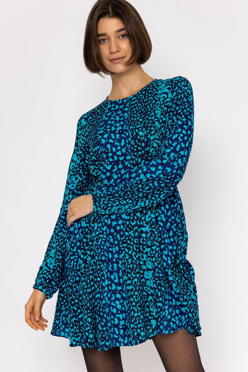 Kittie Short Dress in Blue