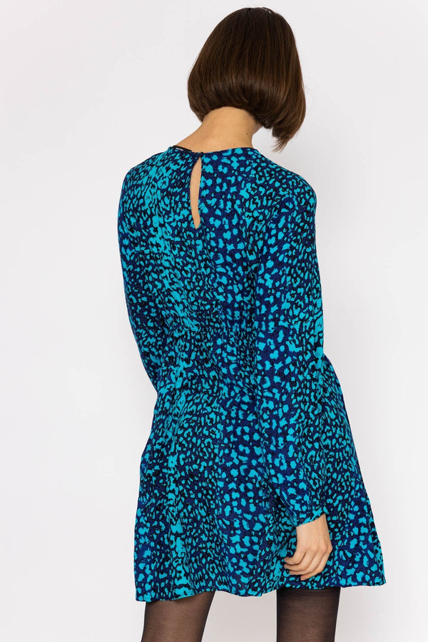 Carraig Donn Kittie Short Dress in Blue