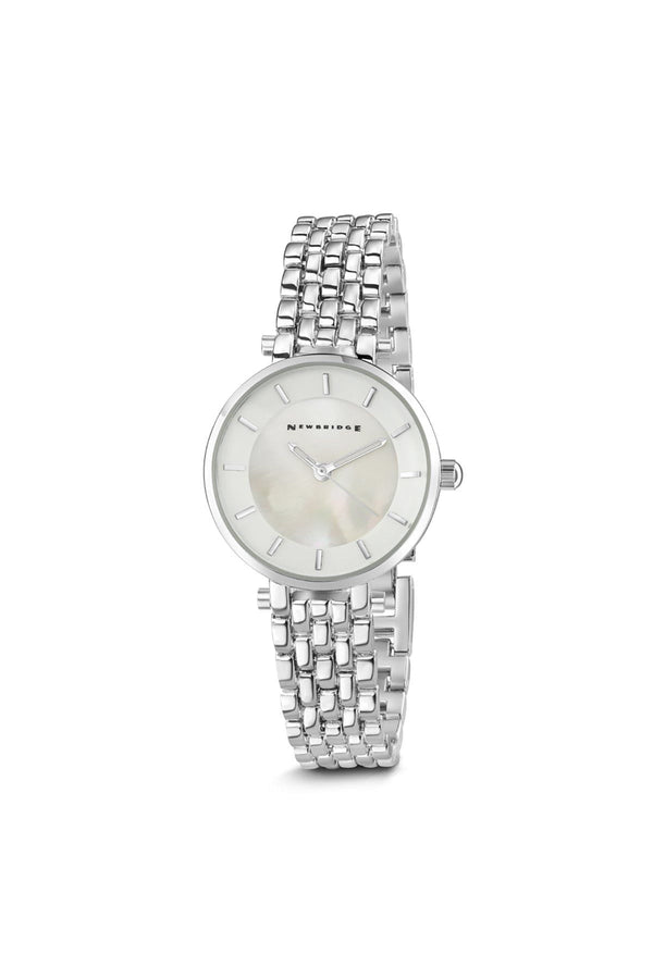 Carraig Donn Ladies Silverplated Watch White Face