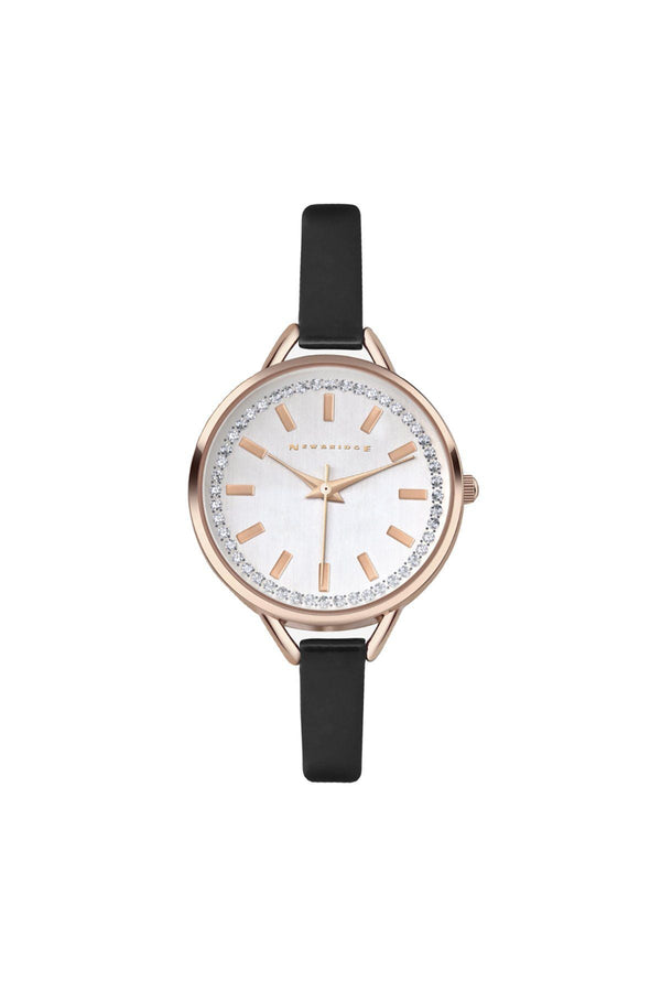 Carraig Donn Ladies Watch Round Face Black