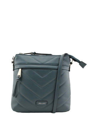 Carraig Donn Laja Quilted Crossbody Bag in Navy