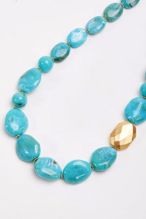 Carraig Donn Large Beaded Blue Necklace