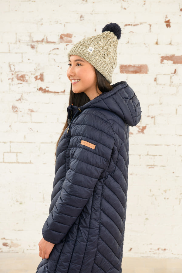 Carraig Donn Laurel Coat in Navy