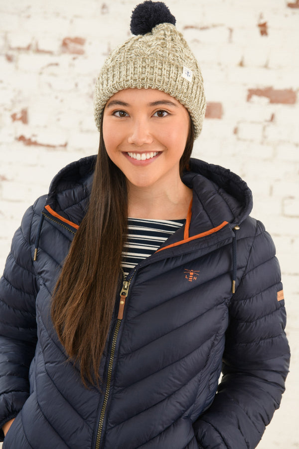 Carraig Donn Laurel Coat in Navy