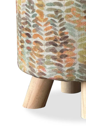 Carraig Donn Leaf Pattern Footstool