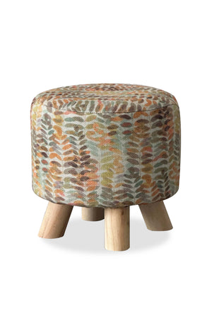 Carraig Donn Leaf Pattern Footstool