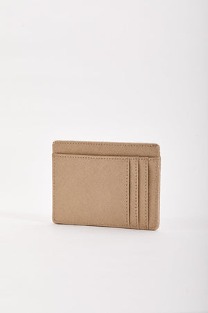 Carraig Donn Leather Card Holder in Gold