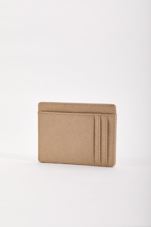 Carraig Donn Leather Card Holder in Gold