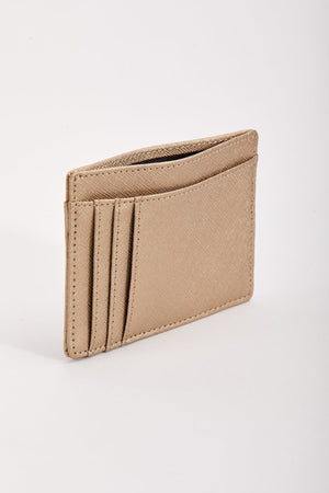 Carraig Donn Leather Card Holder in Gold