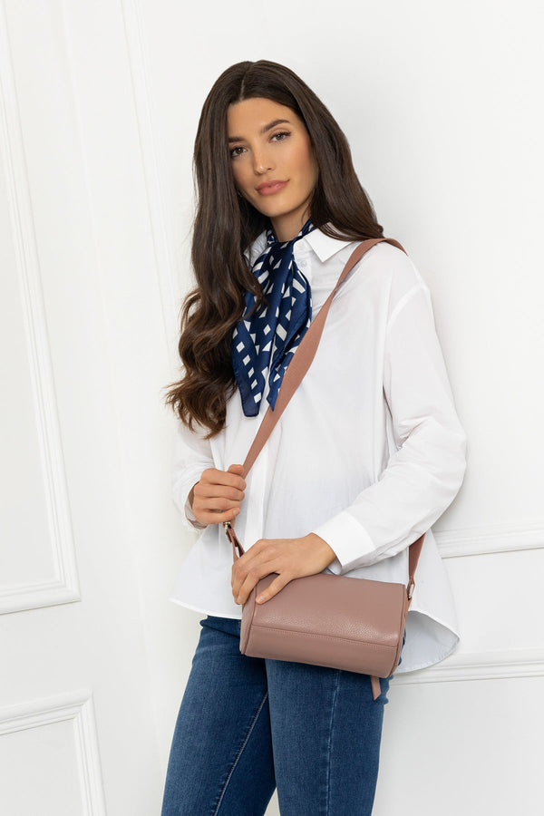 Carraig Donn Leather Cross Body in Pink
