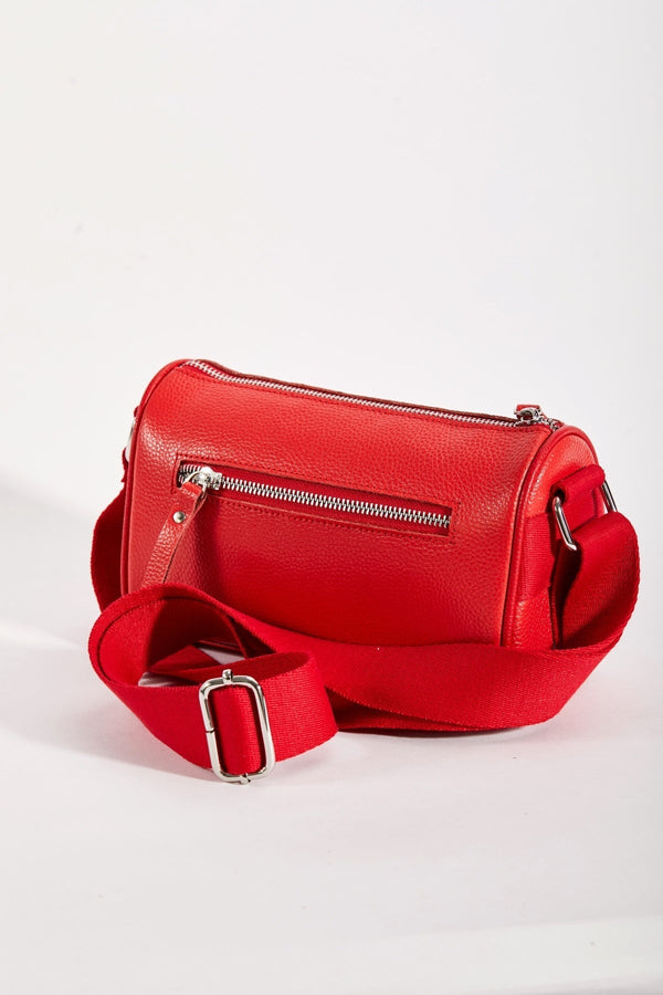 Carraig Donn Leather Cross Body in Red