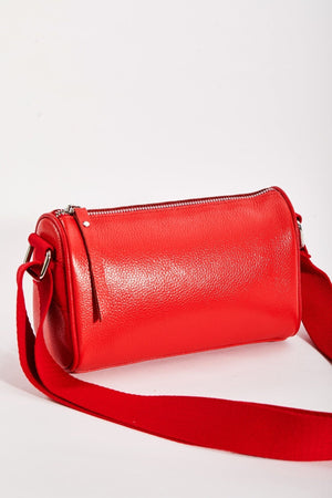 Carraig Donn Leather Cross Body in Red