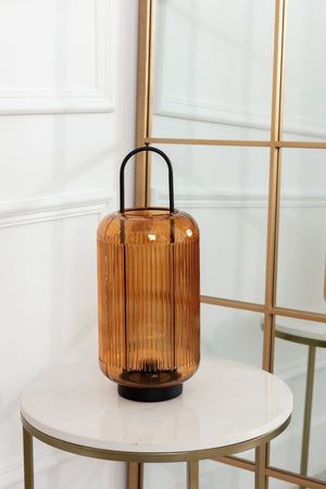 Carraig Donn Led Amber Glass Lamp