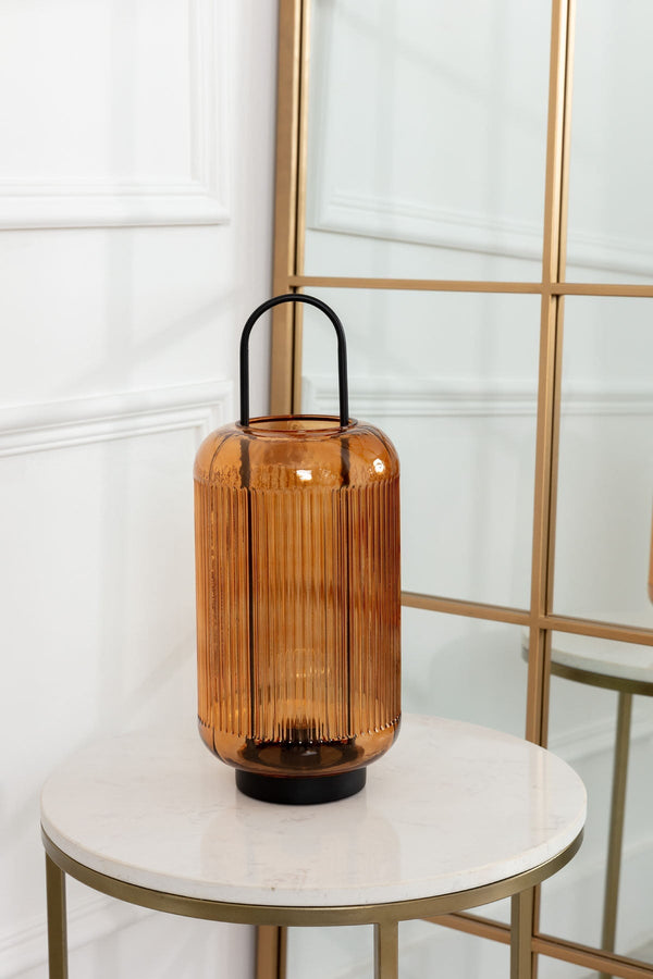 Carraig Donn Led Amber Glass Lamp
