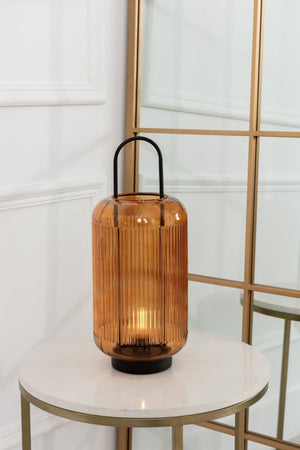 Carraig Donn Led Amber Glass Lamp