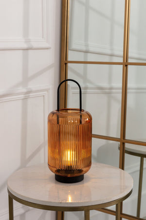 Carraig Donn Led Amber Glass Lamp