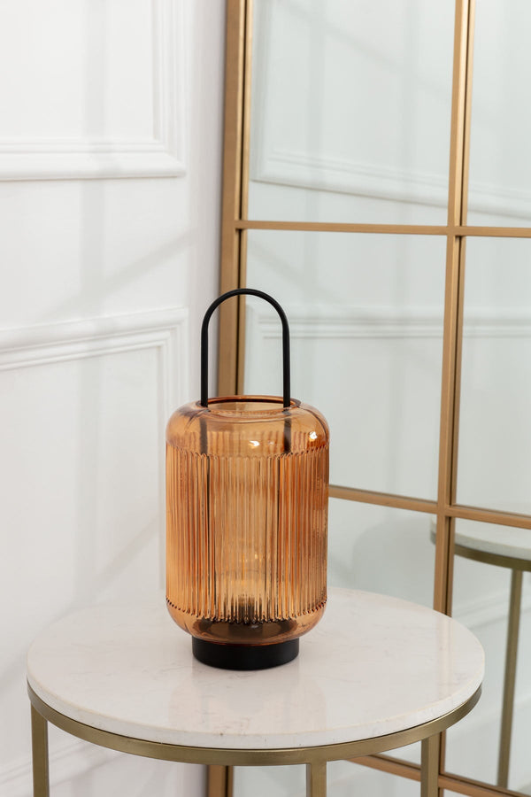 Carraig Donn Led Amber Glass Lamp