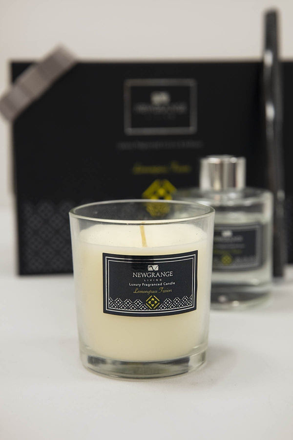 Carraig Donn Lemongrass Candle and Diffuser Set