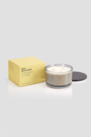 Carraig Donn Lemongrass & Ginger 3 Wick Luxury Candle