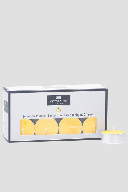 Lemongrass Luxury Scented T-Lights 24 Pack