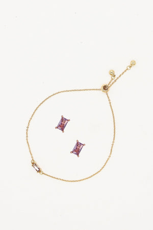 Carraig Donn Lilac Stone Earrings - Soul Special