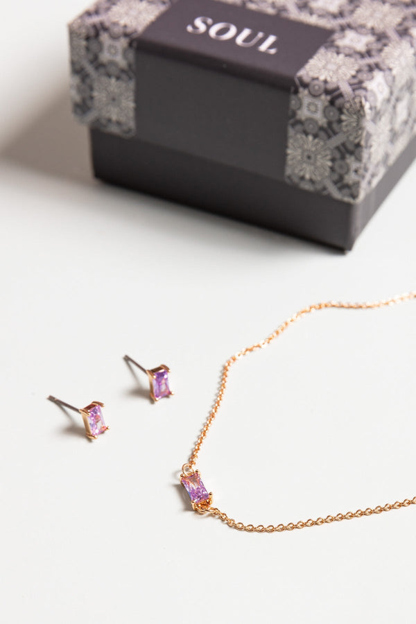 Carraig Donn Lilac Stone Earrings - Soul Special