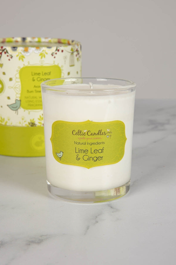 Carraig Donn Lime Leaf & Ginger Aromapot Round Tumbler 20cl