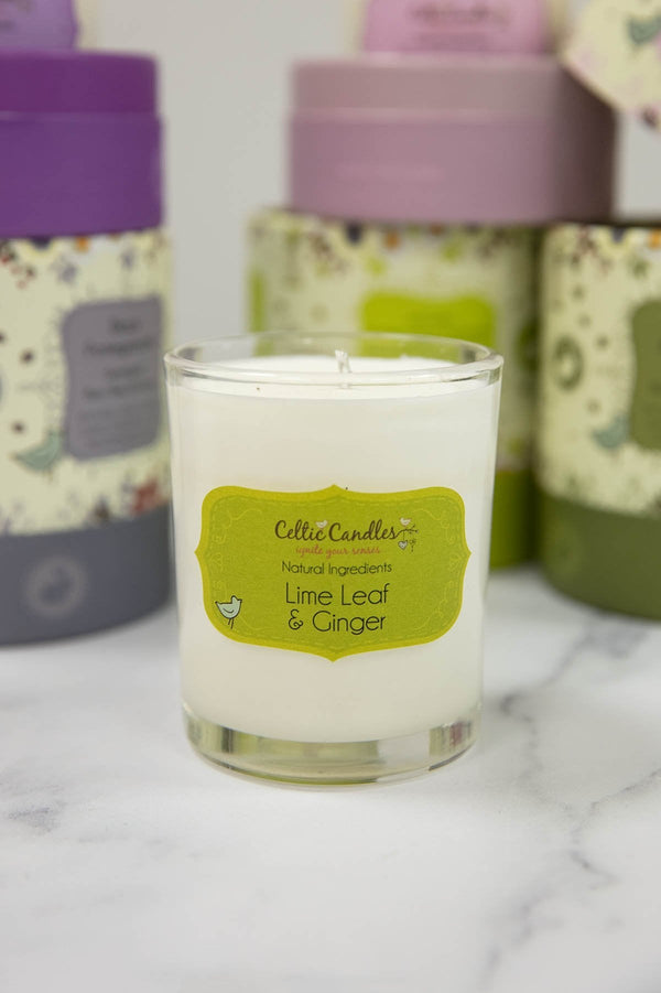 Carraig Donn Lime Leaf & Ginger Aromapot Round Tumbler 20cl