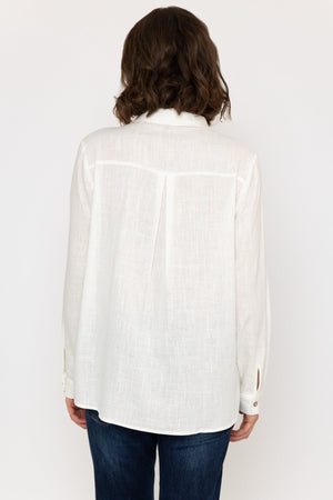 Carraig Donn Linen Like Shirt in Ivory