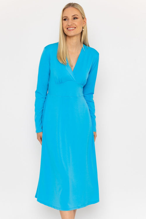 Lisa Blue Midi Dress