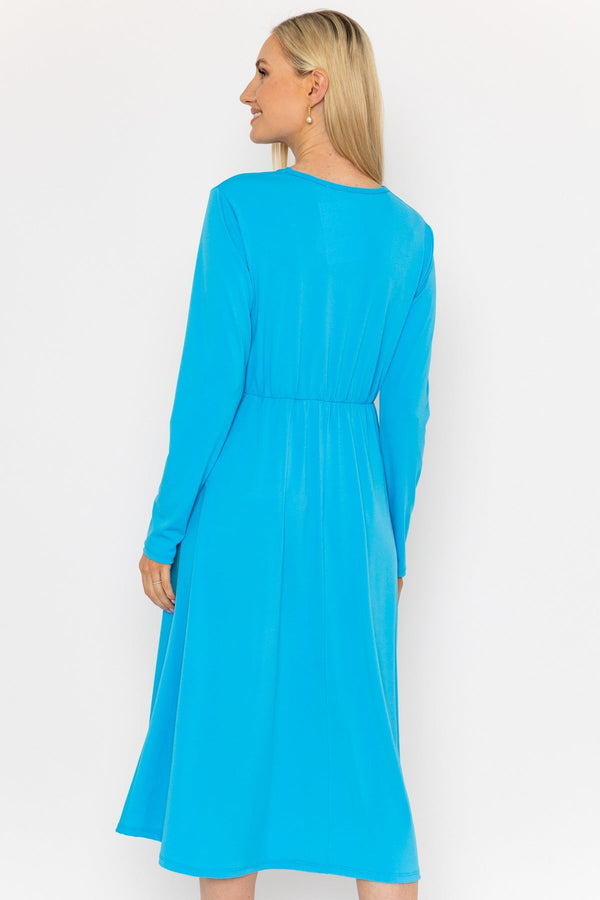 Carraig Donn Lisa Blue Midi Dress