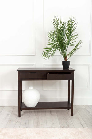 Carraig Donn Lisbon Dark Wood Console Table