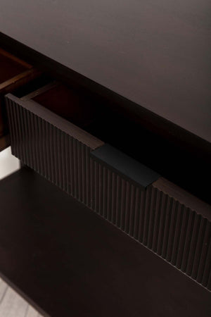 Carraig Donn Lisbon Dark Wood Console Table