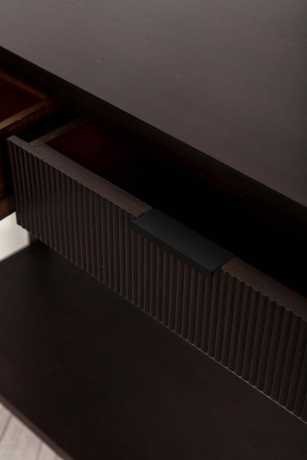 Carraig Donn Lisbon Dark Wood Console Table