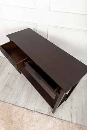 Carraig Donn Lisbon Dark Wood Console Table