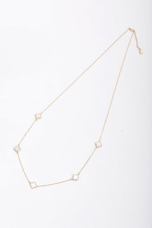 Carraig Donn Long Chain Gold Tone Finish Necklace