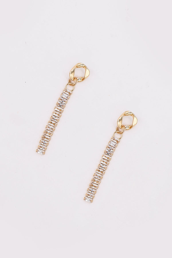 Carraig Donn Long Earrings in Gold